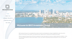 Desktop Screenshot of masinvestmentgroup.com