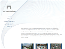 Tablet Screenshot of masinvestmentgroup.com